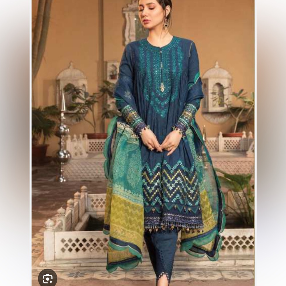 Authentic Maria b three piece dress summer